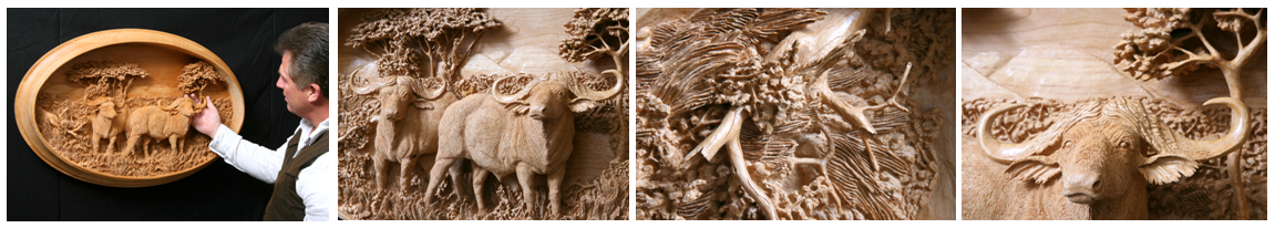 La naturaleza protagonista en la talla de la madera. Dave Ganley y la